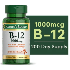 Nature's Bounty, Vitamin B12, 1000 mcg (200 Tablet)