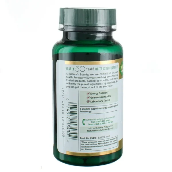 Nature’s Bounty Biotin 5,000 mcg, 72 Soft gels - Image 2