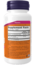 NOW Foods Supplements, Vitamin C-500 with Rose Hips, Antioxidant Protection, 100 Tablets - Image 3