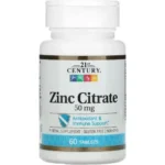 21St Century Zinc Citrate 50 Mg (60 Tablets)