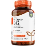 Nutravita B12 1000 mcg Vegan (365 Tablets) | Made in the UK