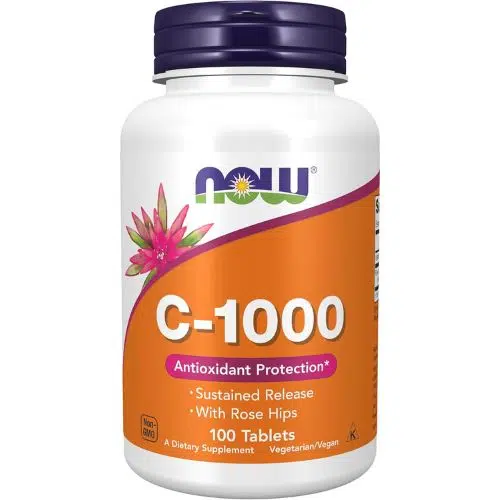 1-40.jpg NOW Foods Vitamin C-1000 mg (100 Tablets) - Image 1