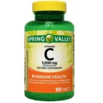 Spring Valley - Vitamin C 1000 mg with Rose Hips, 100 Tablets