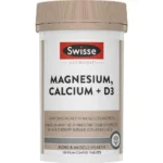 Swisse Ultiboost Magnesium, Calcium + Vitamin D - Supports Healthy Muscle Function - 120 Tablets