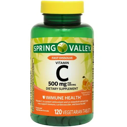 1-6.jpg Spring Valley Vitamin C 500 Mg120 Tablets - Image 1