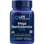 Life Extension Mega Benfotiamine 250 mg (120 Vegetarian Capsules)