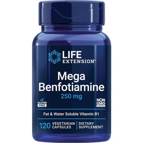 1-6.jpg Life Extension Mega Benfotiamine 250 mg (120 Vegetarian Capsules) - Image 1
