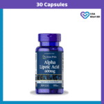Puritan's Pride Alpha Lipoic Acid 600 mg (30 Capsules)