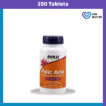 NOW Foods Folic Acid 800 mcg 250 Tablets