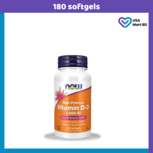 NOW Vitamin D3 (25 mcg) 1000 IU -180 Softgels
