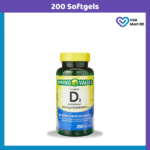 Spring Valley Vitamin D3 250 mcg (10,000 IU) 200 Softgels