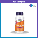 NOW Vitamin D3 (25 mcg) 1000 IU -180 Softgels