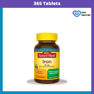 Nature Made Iron 65 mg (325 mg Ferrous Sulfate) 365 Tablets