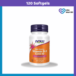 NOW Vitamin D3 (125 mcg) 5000 IU -120 Softgels