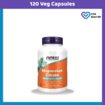 NOW Foods, Magnesium Citrate (120 Veg Capsules)