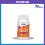 NOW Foods, Vitamin D-3 Max Potency 50000 IU (50 softgels)