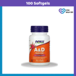 Now Foods Vitamin A & D 10000/400 (100 Softgels)