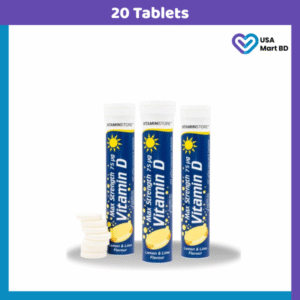 Vitamin Store Vitamin D Effervescent (3 Packs of 20 Tablets)