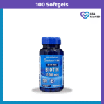 Puritan's Pride Biotin 10000 mcg (100 Softgels)
