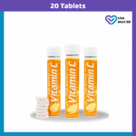 Vitamin Store 60 High Strength Vitamin C Tablets 1000mg (3 Packs of 20 Tablets)