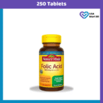 Nature Made Folic Acid 400 mcg (250 Tablets)