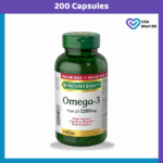 Nature’s Bounty Fish Oil + Omega 3 (1200 mg) 200 Capsules