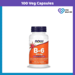 NOW Foods Vitamin B-6 100 mg (100 Veg Capsules)