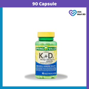 Spring Valley Vitamin K2 (90mcg) + D3 (125mcg) 90 Capsule