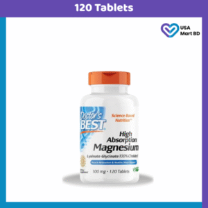 Doctor's Best High Absorption Magnesium Glycinate Lysinate (120 Tablets)