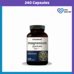 Naturebell Magnesium Glycinate 500mg (240 Capsules)