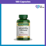 Nature's Bounty Magnesium Glycinate 240mg- (180 Capsules)