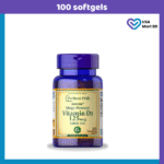 Puritan's Pride Vitamin D3 (125 mcg) 5000 IU -100 Softgels