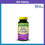 Spring Valley Super Vitamin B-Complex (100 Tablets)