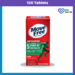 Move Free Advanced Plus MSM With Glucosamine Joint Supplements (120 Tablets)