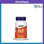 Now Foods Vitamin A & D 10000/400 (100 Softgels)