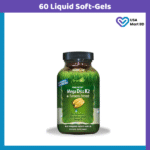 Irwin Naturals, High Potency Mega D3 & K2 + Turmeric Extract, 60 Liquid Soft-Gels