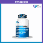 EVLution Nutrition Vitamin D3+K2 (60 Capsules)