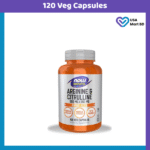 NOW Foods Arginine & Citrulline (120 Veg Capsules)