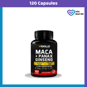 X Gold Health Maca + Panax Ginseng Ultra Concentrated (120 Capsules)