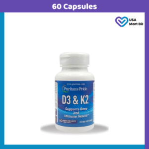 Puritans Pride D3 & K2 (60 Capsules)