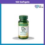 Nature's Bounty Vitamin D3 (125mcg) 5000 IU -150 Softgels