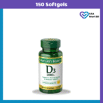 Nature's Bounty Vitamin D3 (125mcg) 5000 IU -150 Softgels
