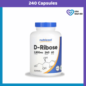 Nutricost D-Ribose 2800mg (240 Capsules)