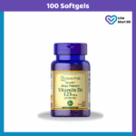 Puritan's Pride Vitamin D3 (125 mcg) 5000 IU -100 Softgels
