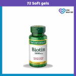 Nature’s Bounty Biotin 5,000 mcg, 72 Soft gels