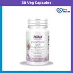 NOW Foods Glutathione Skin Brightener (30 Veg Capsules)