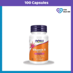 NOW Foods Vitamin A 25000 mcg (100 Softgels)