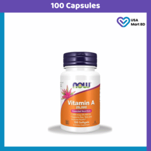 NOW Foods Vitamin A 25000 mcg (100 Softgels)