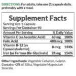 Nature's Bounty Iron 28 mg, (100 Tablets) - Image 2