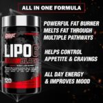 Lipo-6 Black, Fat Burner (120 Capsules) - Image 3